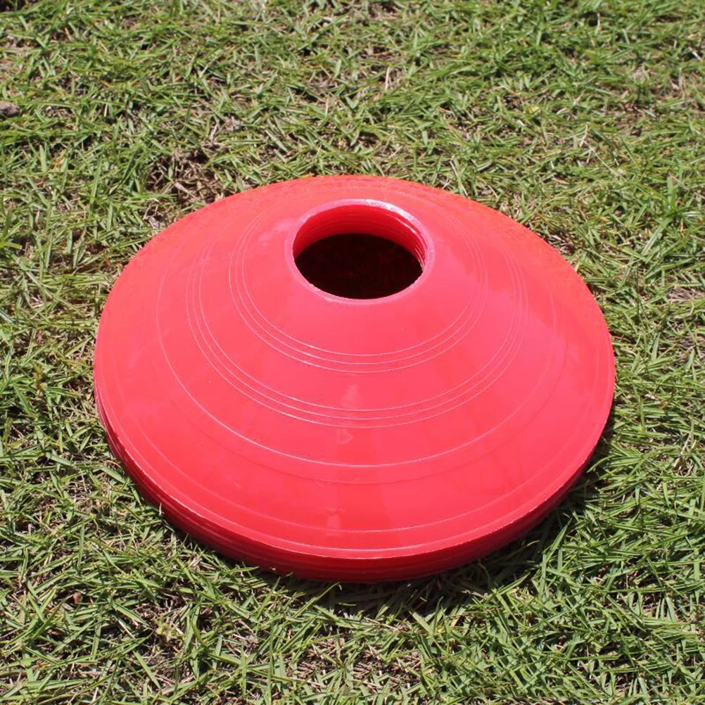 

30 Pcs Football Training Sign Plate Footballs for Kids Marker Tray Soccer Disc Cone Fitness