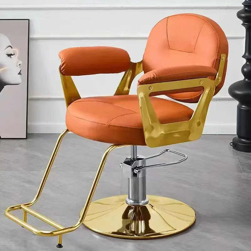 

Luxury Barber Chair Hairdresser Recliner Professional Barber Chair Shampoo Poltronas Para Salão De Beleza Beauty Salon Furniture