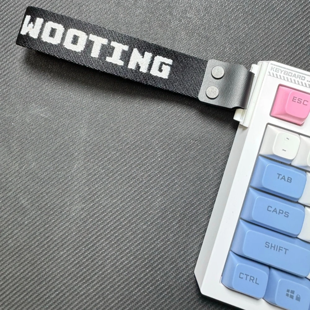 Custom Anime Embroidery Keyboard Strap for Wooting Personalized Customized Mechanical Keyboard Decoration Streamer