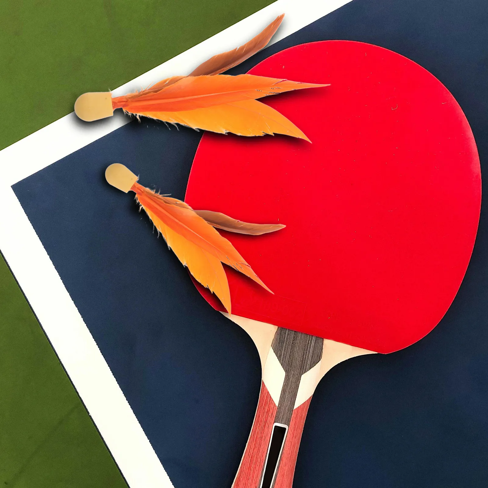 

5pcs Badminton Racket Ball High Elasticity Toy Kids Sport Game Cork Birdie Practice Play