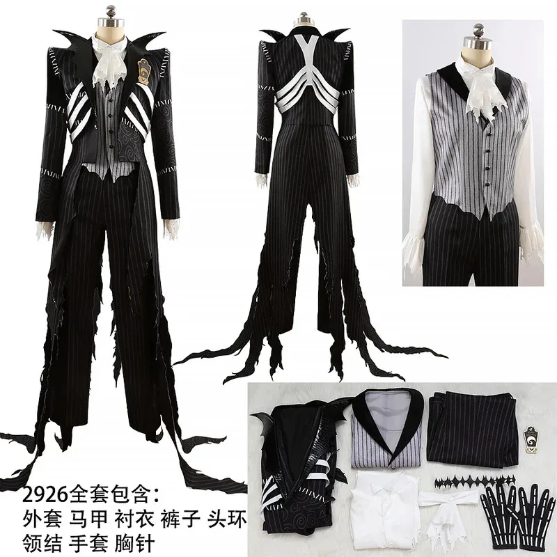 أزياء Wonderland الجديدة Mooyiyi cos Skully التأثيرية، الهالوين، حفلة لعب الأدوار في عيد الميلاد، لعبة المعرض الهزلي، أزياء الرسوم المتحركة