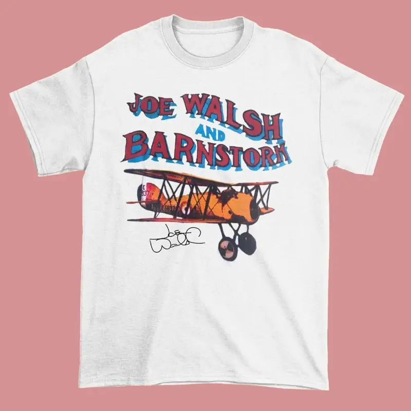 Joe Walsh And Barnstorm Album T Shirt Classic White Size S 5XL