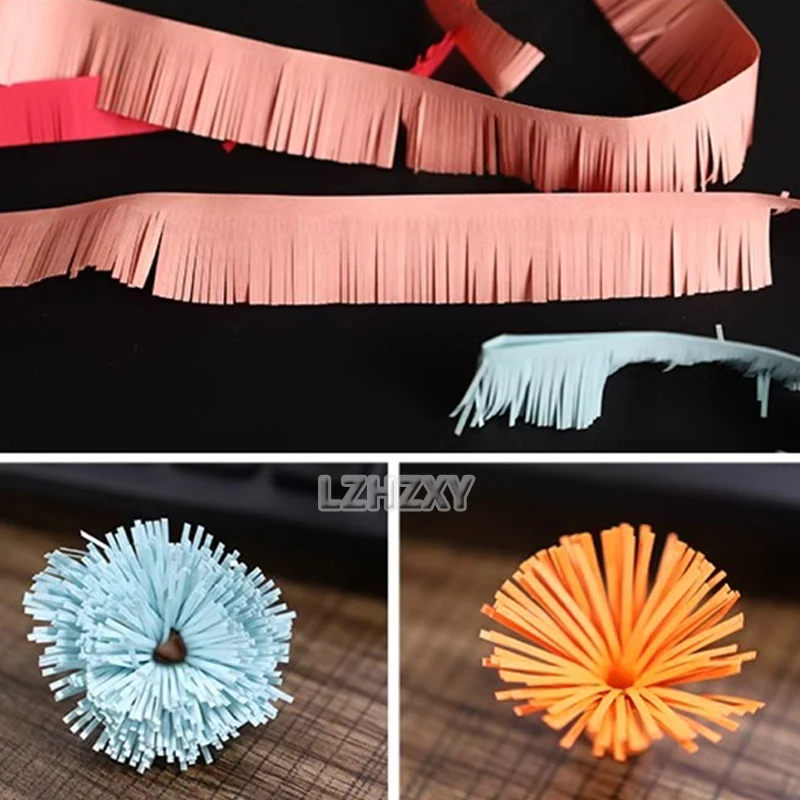 Máquina de filigrana de papel eléctrica DIY, herramientas para hacer flores de papel, máquina de borlas de Arte de papel, máquina de corte de rollo de papel de Color hecha a mano