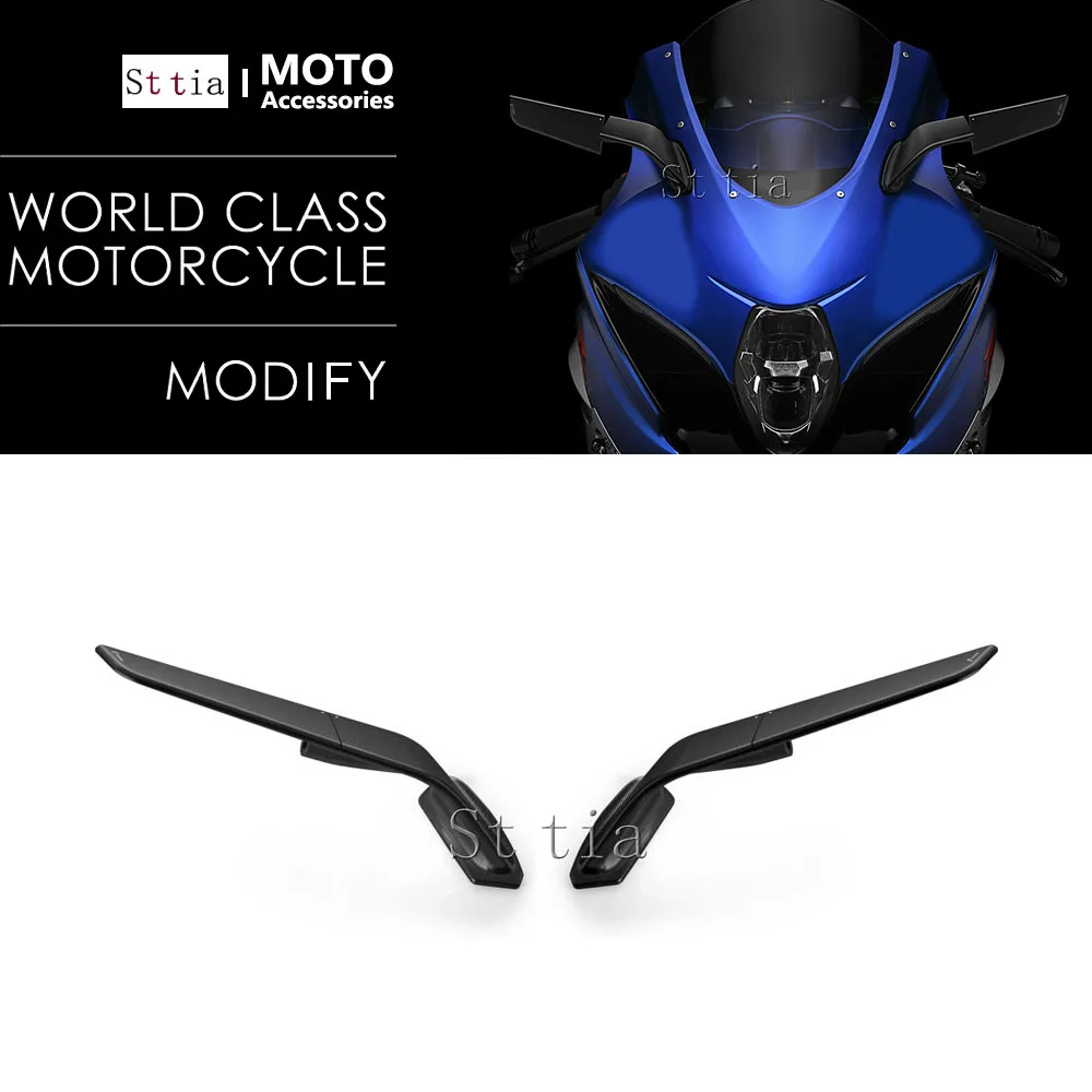 

New Rearview Mirrors Wind Wing Adjustable Rotating Side Mirror Winglet For Suzuki GSX-R1000 GSXR 1000 GSX-R 1000R Anniversay