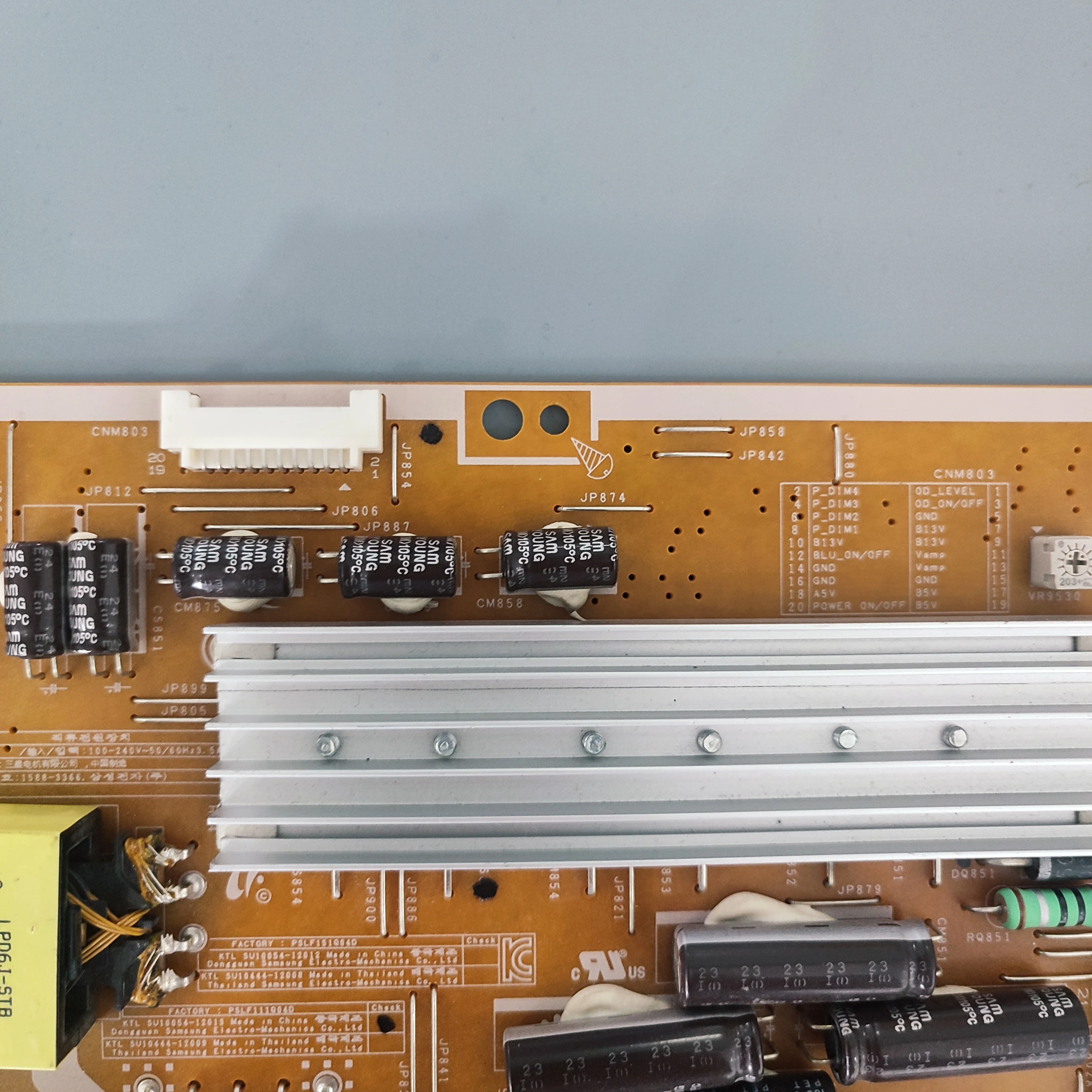 For  LH46UEAPLGC LH46UEAPLGC/ZA TV POWER SUPPLY BOARD BN44-00537A U3-1 Has Been Tested To Work Properly