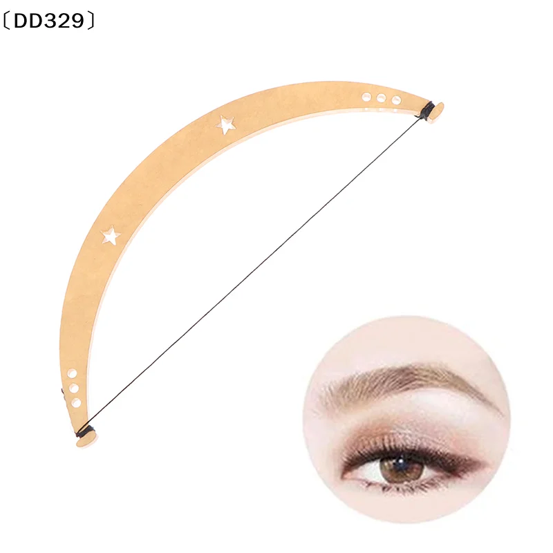 Ruler Positioning Bow Eyebrow Mapping Make Up Measuring Tool Thread Dyeing Liners Semi Permanent Microblading Safe〔DD329〕