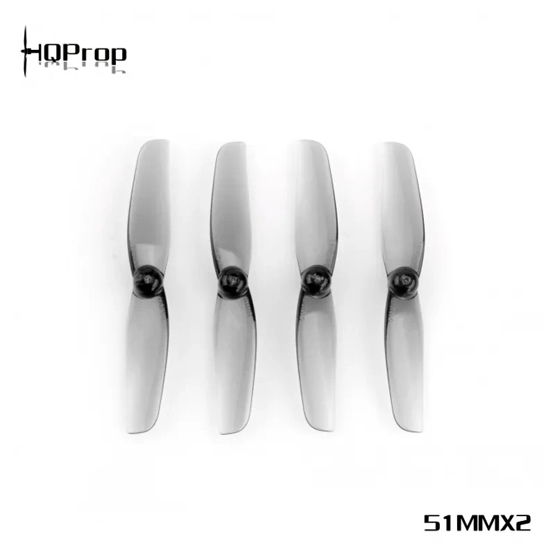 Hqprop 51mmx2 51mm 2-blade Propeller 1mm 1.5mm For Rc Fpv Freestyle 2inch Toothpick Micro Drones Diy Parts 10pairs(10cw+10ccw)