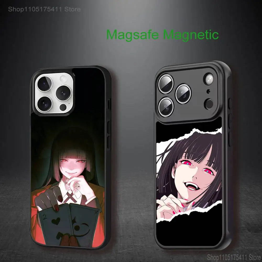 

J-Jabami Y-Yumeko Anime Phone Case For iPhone 17,16,15,14,13,12,11,Pro,Max,Plus,Mini,SE4,E Magnetic Magsafe Wireless Charging