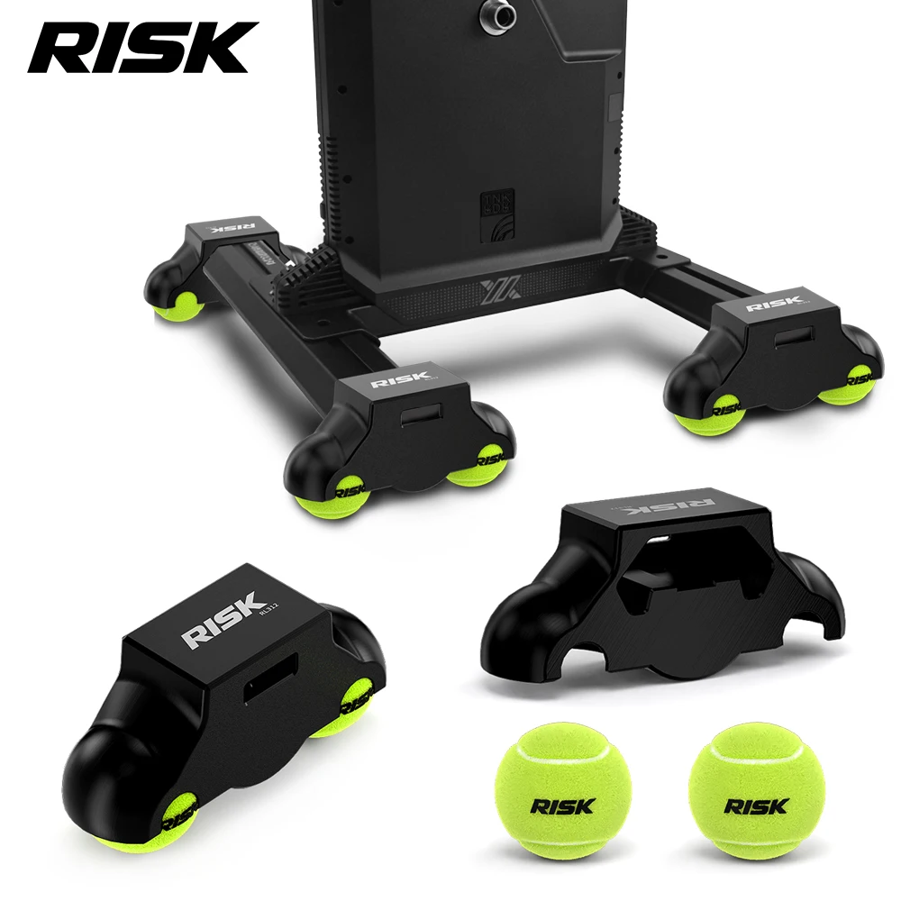 AliExpress NONE RISK Bicycle Cycling Smart Trainer Buffer Foot Pads Rocker Base Plate Stand Tennis Ball Feets for X2 / X2 MAX / XX PRO