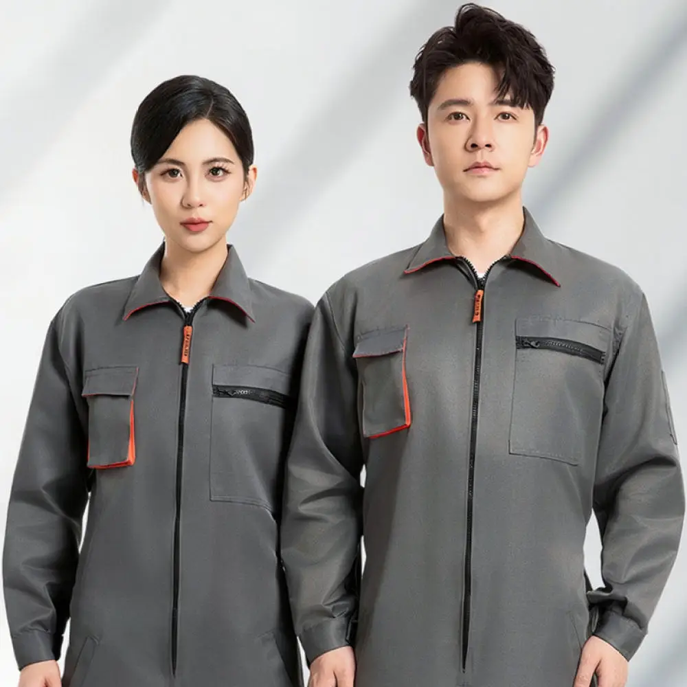 Mens Mechanic Workwear Jumpsuit Anti Dust Safety Protection Suit Automotive Repair Factory Apparel Durable Boiler Suit