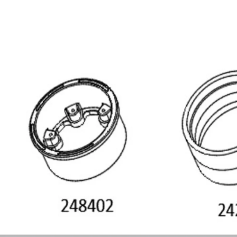 CROSSRC EMO XX2, EMO XXL2 plastic wheel hub 248401 CS-97401693