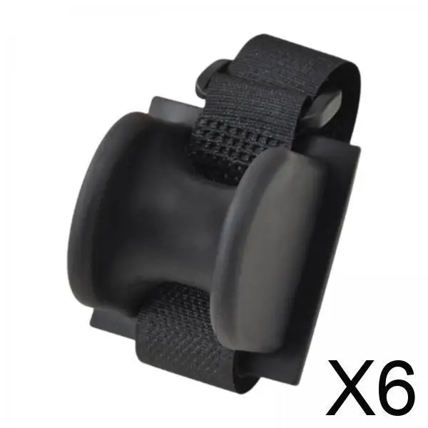

6xFishing Rod Holder Small Pole Rest Clamp on for Saltwater Rowing Sea Fishing A Shaped Black