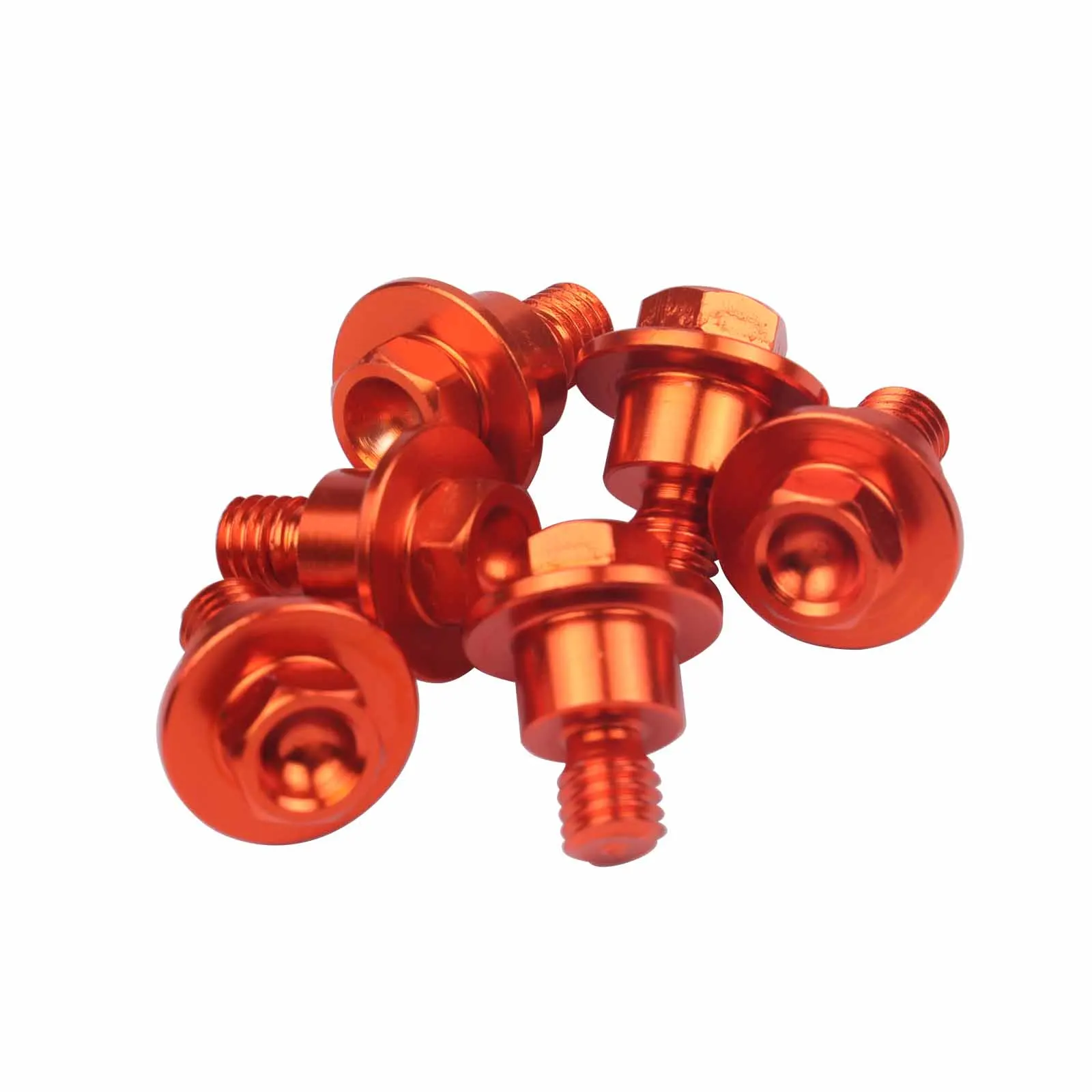 a Set M6*12 Motocross Front Fork Guard Bolt Screw For EXC EXCF SX XC XCW Husqvarna TC FC TE FE TX FX 125 150 250 300 350 450 500 - view 4
