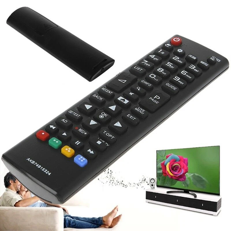 AKB74915324, LED, LCD, Substituição do Controlo Remoto Smart TV, Televisão