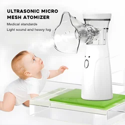 USB Medical Silent Mesh Nebulizer Handheld Asthma Inhaler Atomizer Household for Baby Adult Health Care Mini Portable Humidifier