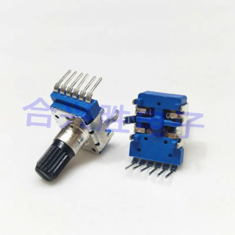 1PCS Speaker E3100 Bass Potentiometer Volume Adjustment Switch 6Pin A10K B50K Power Amplifier Potentiometer