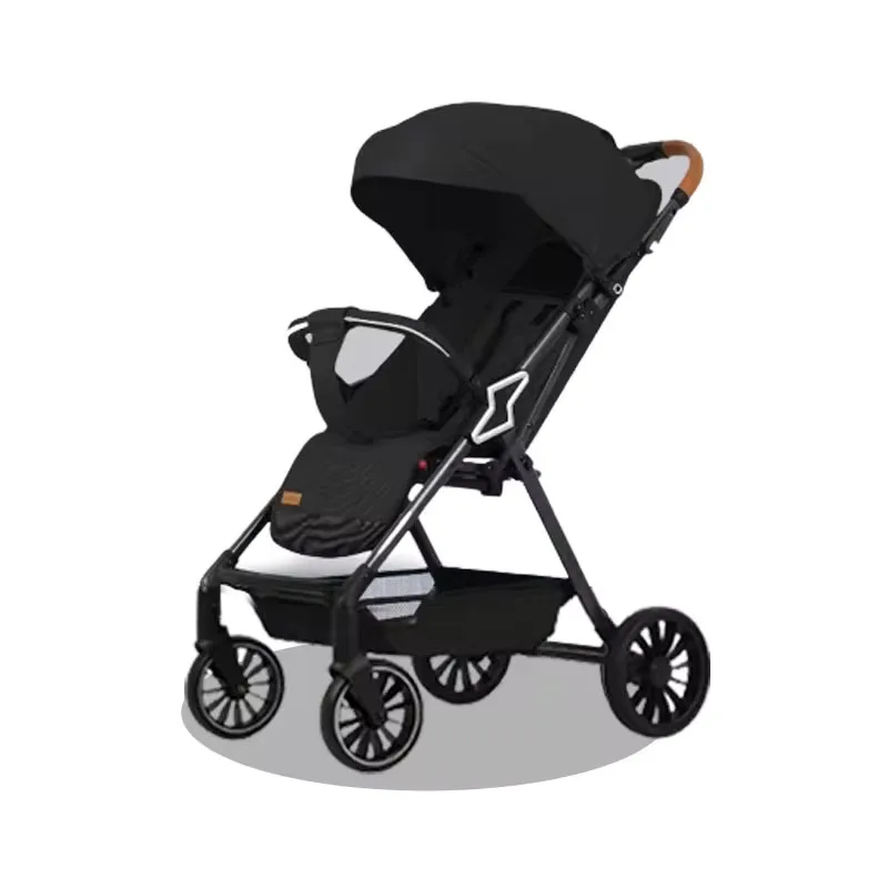 

Baby Stroller High Landscape Lightweight Folding Travel Stroller Newborn Baby Two-way Swivel Seat Shock Absorption Stroller