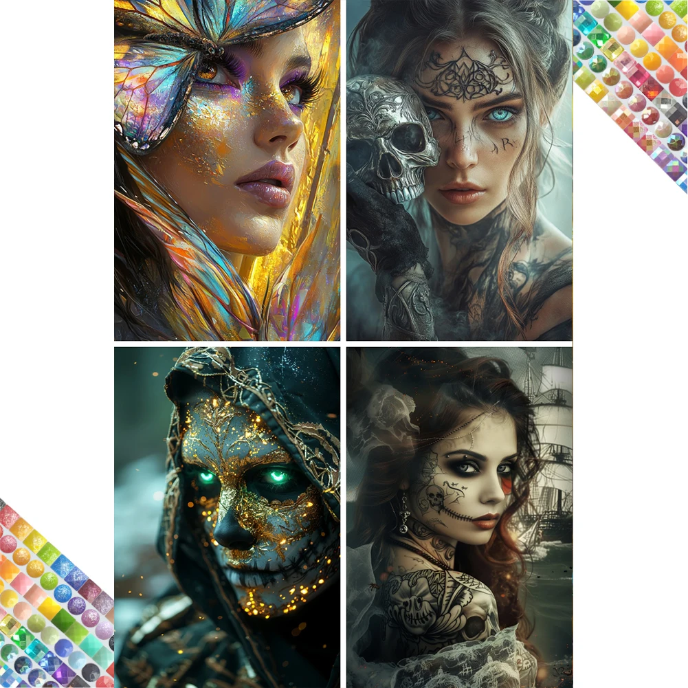 

HTC Magical Figure Diamond painting new novelties 2025 Full Resin Diamond mosaic high quality diamond art painting PainterBox