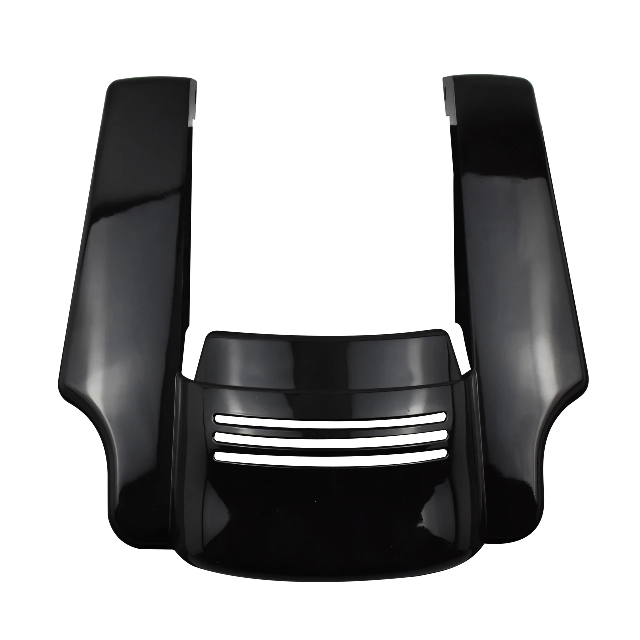 Motorcycle 5'' Stretched Black Rear Fender Extension Covers ABS Plastic For Harley Touring Street Road Glide Road King 2014-20