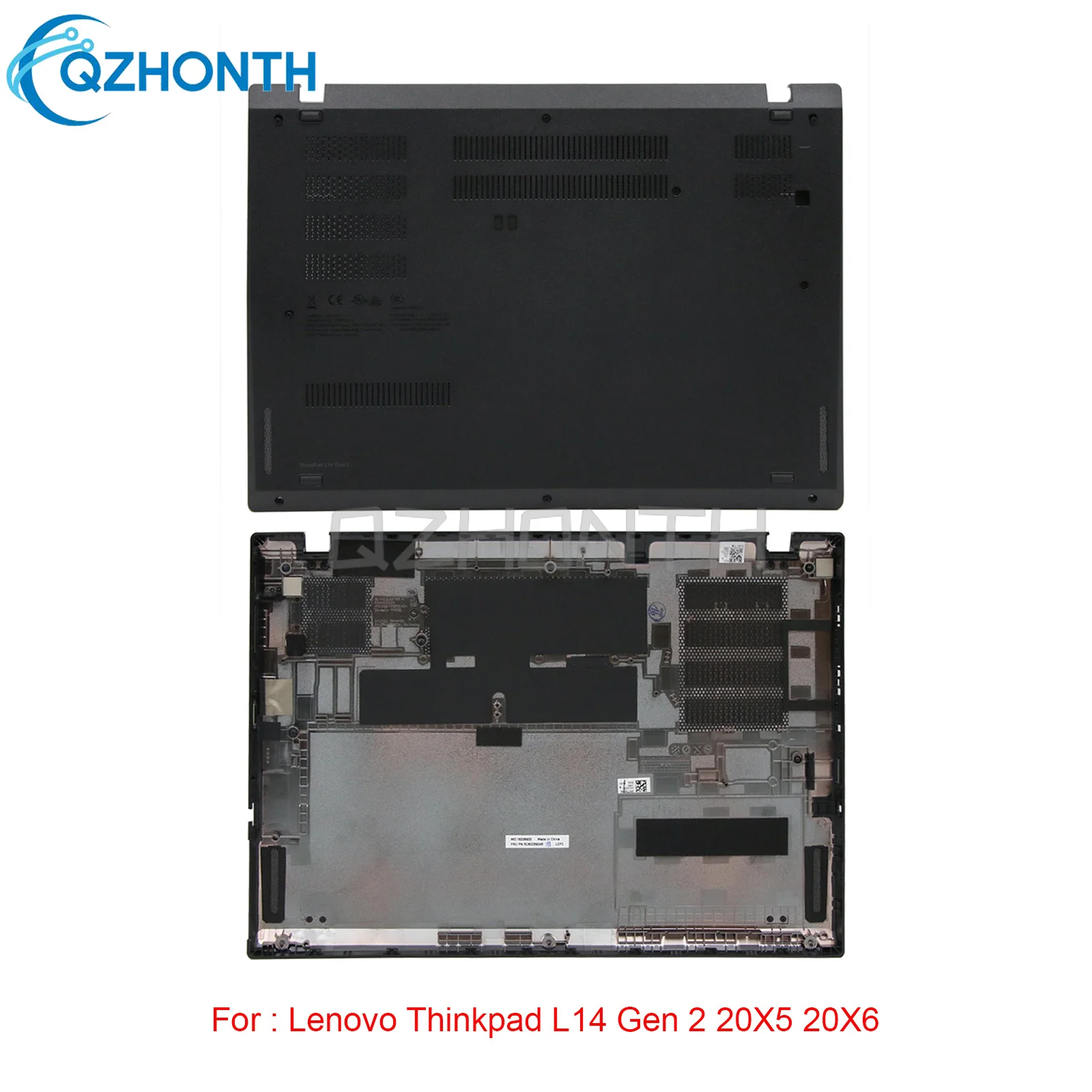 

New Bottom Case Base Cover For Lenovo Thinkpad L14 Gen 2 20X5 20X6 (Black) 5CB0Z69345 14"