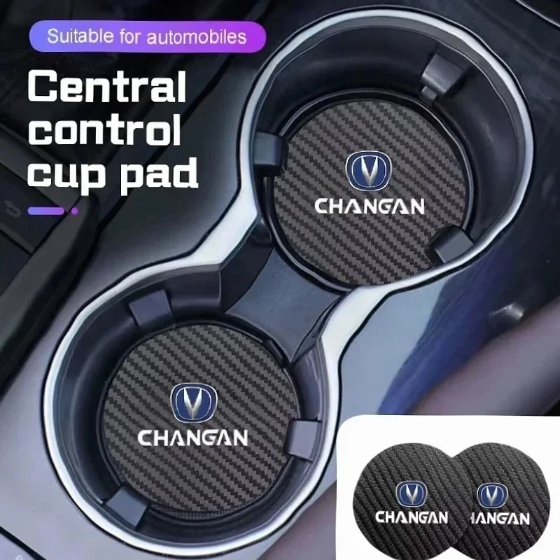 Car Water Cup Pad Cup Slot Protector Drink Coaster For Changan CS75 PLUS CS55 PLUS UNI-S Eado Plus CS35 PLUS Alsvin PLUS UNI-V