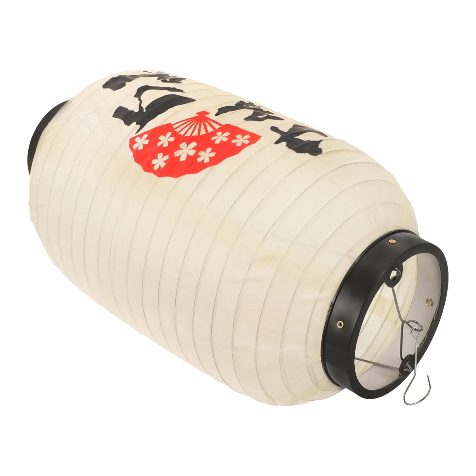 

Hefeng Lantern Japanese Style Hanging Outdoor Festival Decorative Solar Light for Store Doorway Window Yard Durable Plastic