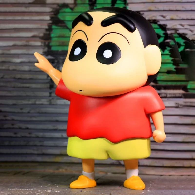 Crayon shin-chan figura de ação brinquedos anime shin chan figuras kawaii boneca coleção modelo ornamentos gk estátua presente para crianças