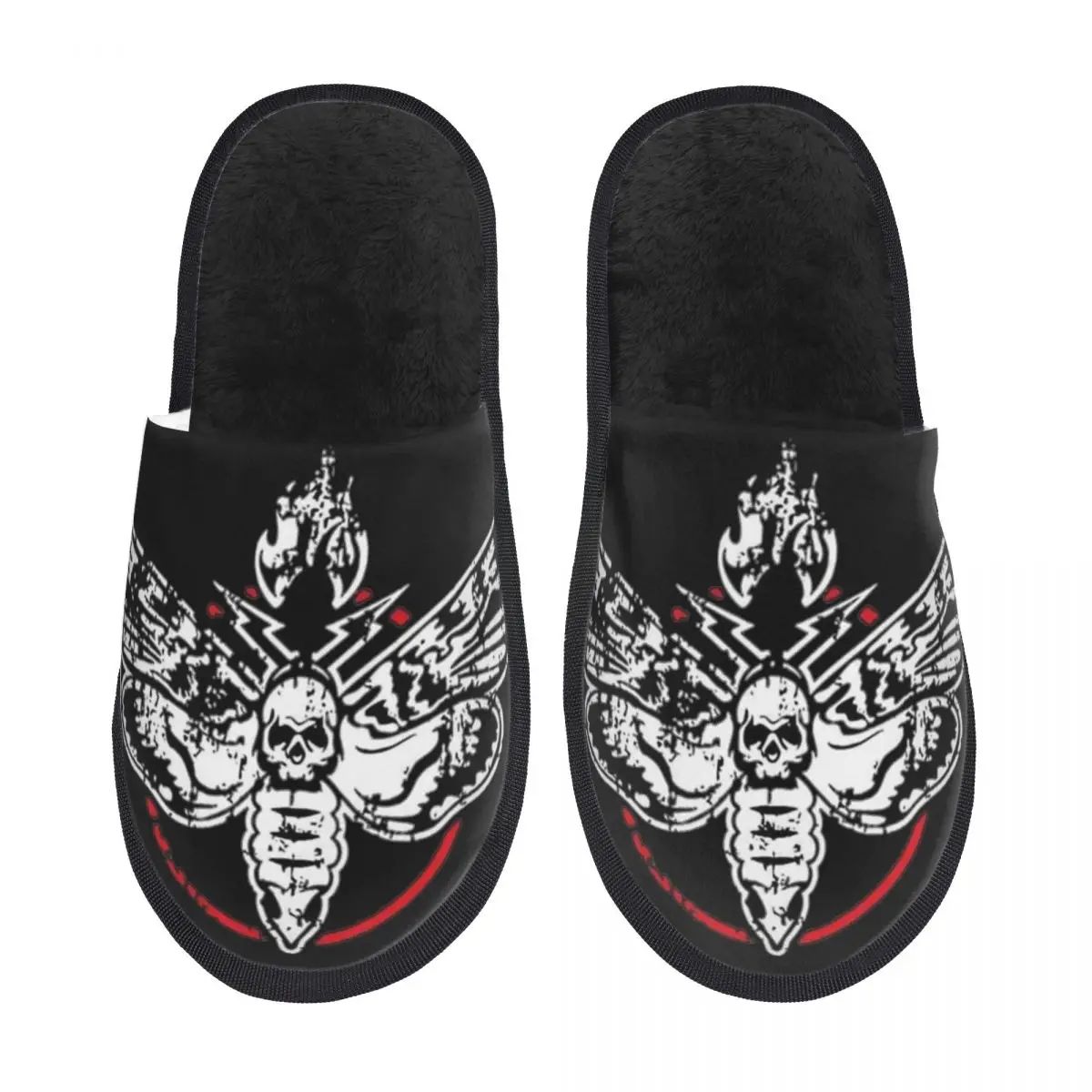 Winter Furry Cotton Slippers Variant Fiend Logo Accessories Household Fur Slippers Slide Bedroom Bray Wyatt Soft Non Slip Slides