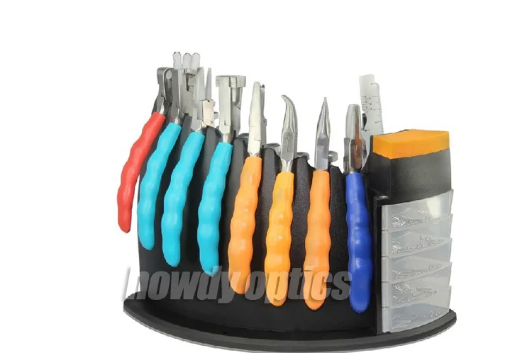 S08C Optical Repair Tools Eyeglasses Tool Set Kit 14 pcs Screwdrivers & Pliers