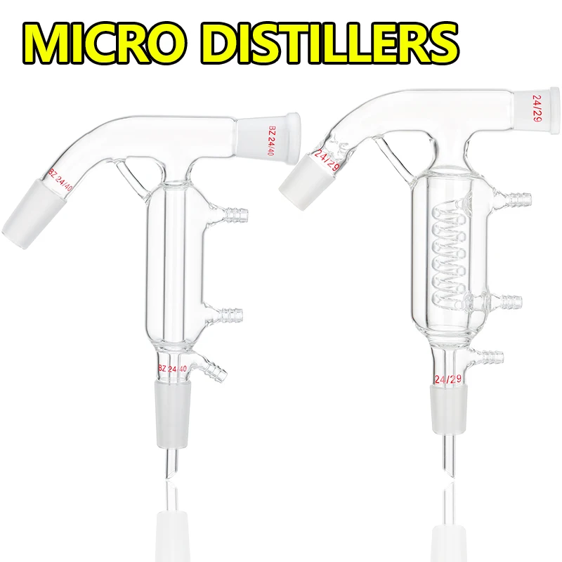Micro Distillers Standard Frosted Mouth Distillation Connecting Tubes Spiked Fractionating Heads Dropping Spiked Distillers