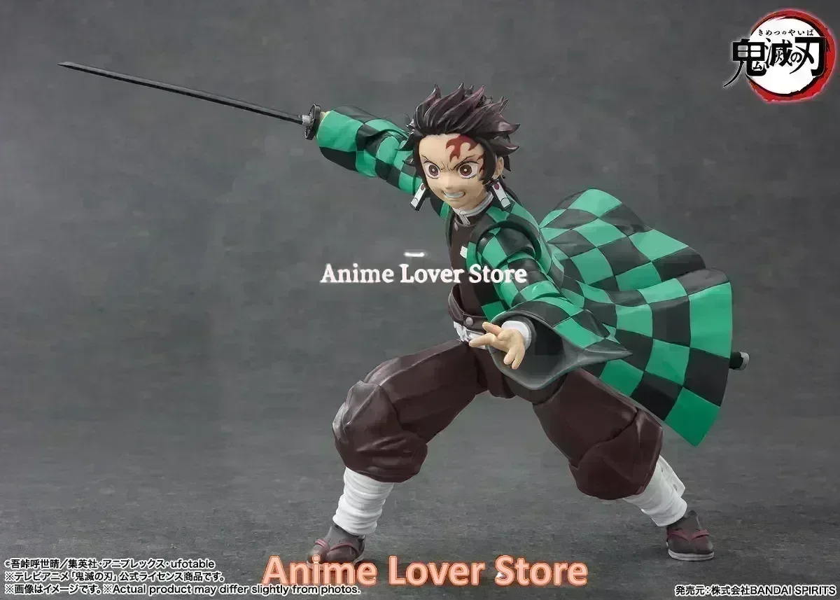 Bandai Original SHFiguarts SHF Demon Slayer Kamado Nezuko Kamado Tanjirou Tomioka Giyuu Anime Action Figures Toys