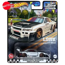 Mattel Hot Wheels Boulevard Car 1/64 Diecast LBWK Liberty Walk Nissan Skyline Vehicle Toys for Boys Collection Birthday Kid Gift