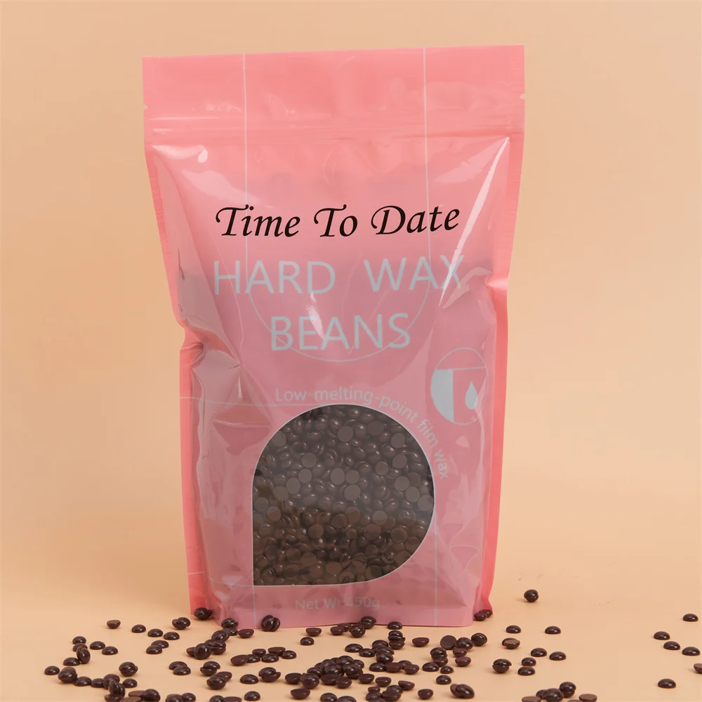 Beauty Spa quality Time to date 1Lb chocolate Brazilian Coarse 450g body Waxing for Bikini Face Eyebrow Back Chest Legs Armpit