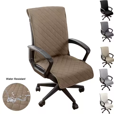 1pc Water-Resistant,Oil-Proof and Dust-Proof Chair Covers for Office Chairs, All-Season Universal Diamond-Grid Seat Covers