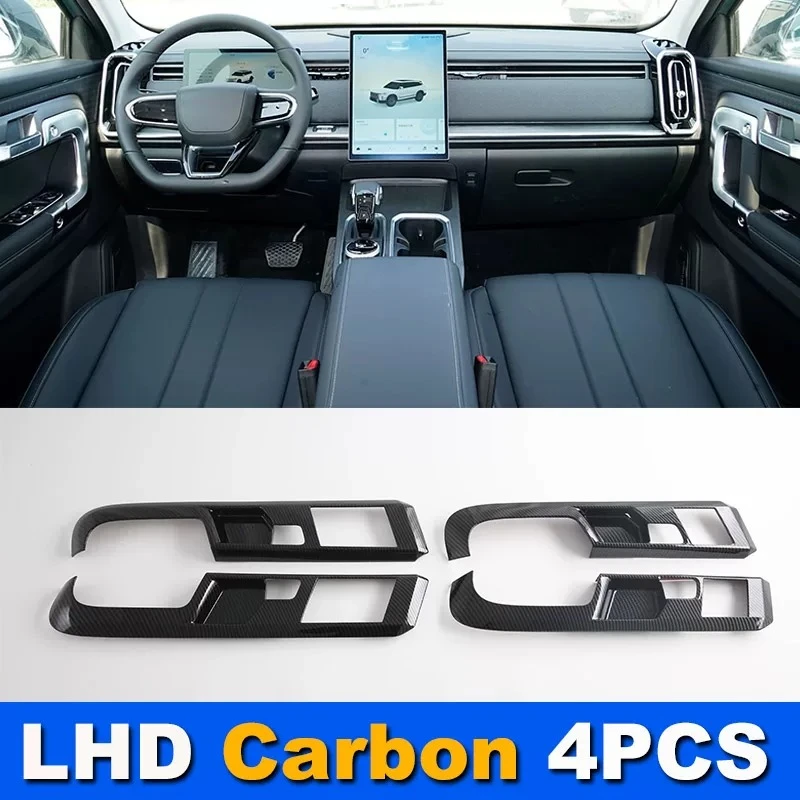 Car Handle Trim Bar Door Handle Frame For Chery Jaecoo J7 Interior Modification Parts Inner Door Handle Decorative Trim Supplies