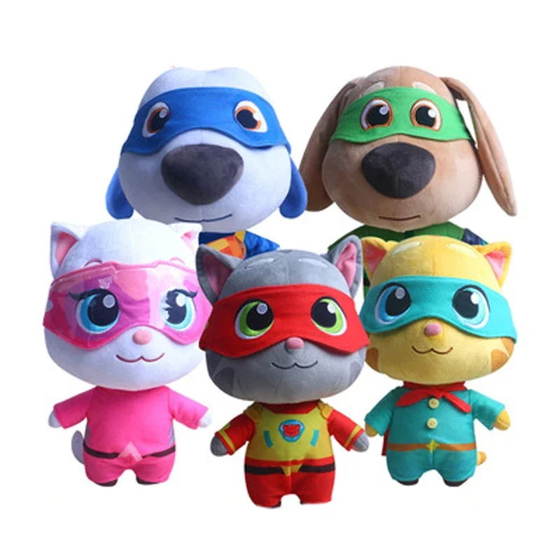 Poupées en peluche Kawaii pour enfants, jouets pour bébés, version Can't Talk, série ForeSeries, roi prudent, Tom et ses amis, Angela Hank, vidéo Ben, 28cm