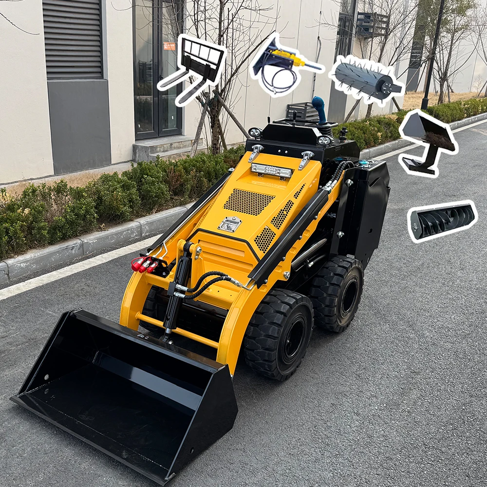 لودر صغير رباعي الدفع يعمل بال - مراجعة Wheel Loader وسعره