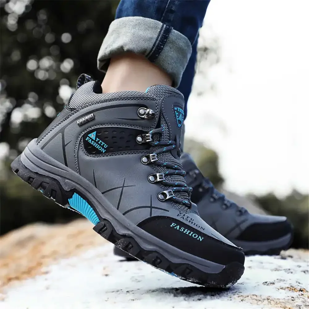 high-top all terrain tourist sneakers trainers shoes for men hike up hiking boots sport saoatenis exerciser basctt krasovki