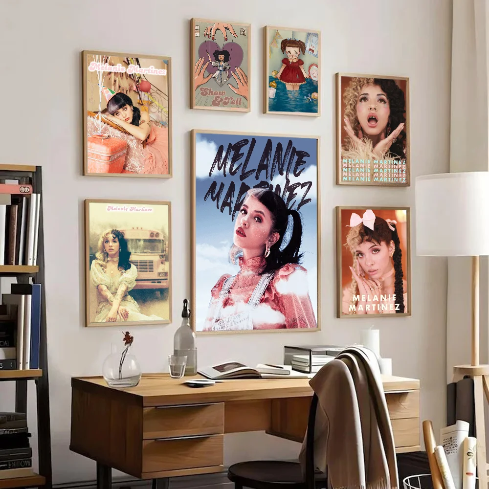 Melanie Martinez Singer Anime Posters Sticky HD Quality Wall Art Retro Posters for Home Kawaii Room Decor