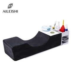 Lash Pillow Neck Support Eyelash Shelf Set Soft Grafting Eyelashes Memory Foam Eyelash Extension Pillow Makeup Salon With Pocket