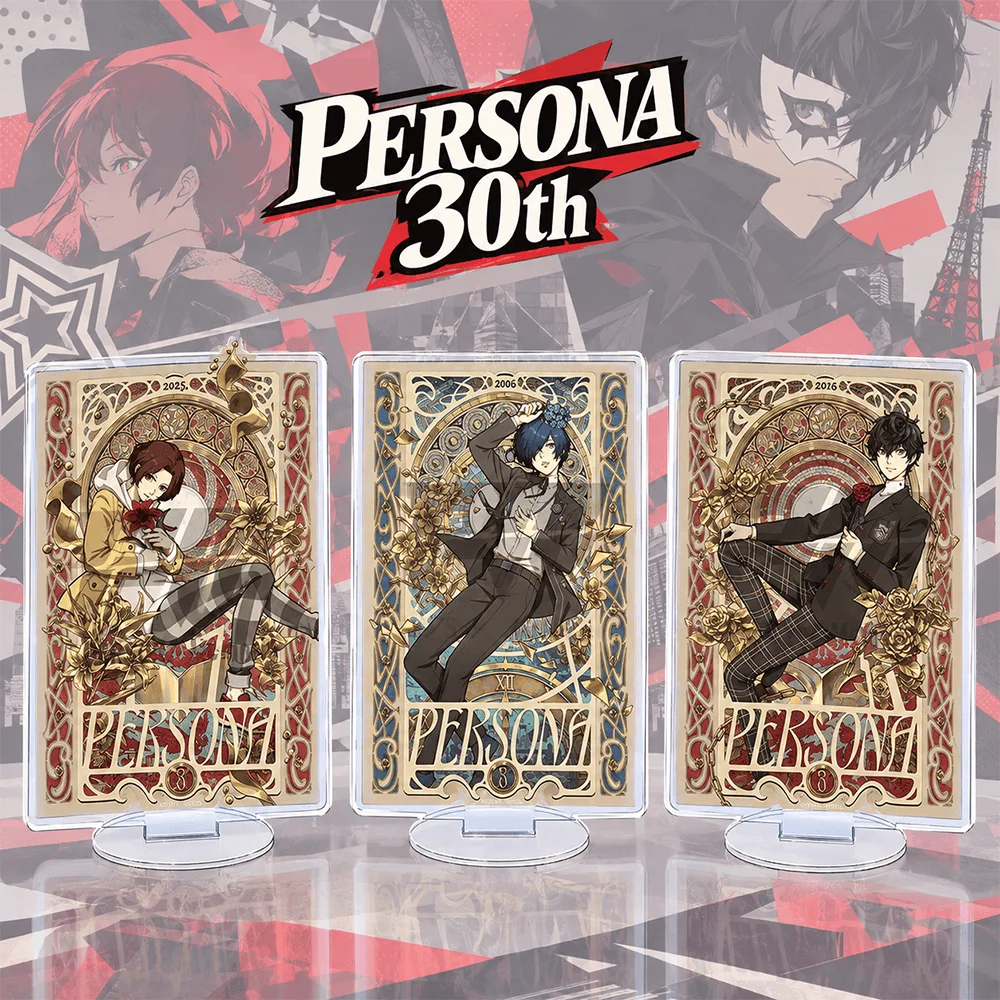 Persona 30th Reload Wonder 15cm Acrylic Stand Keychain Anime Figure Desk Decor Toy Collectible Fan Gift Bag Ornament