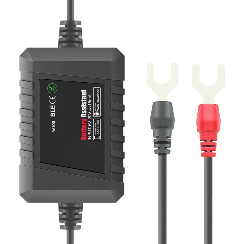 

1 шт. BA100 тестер автомобильного аккумулятора помощник аккумулятора Bluetooth 4,0 беспроводной монитор диагностический анализатор для Android и IOS