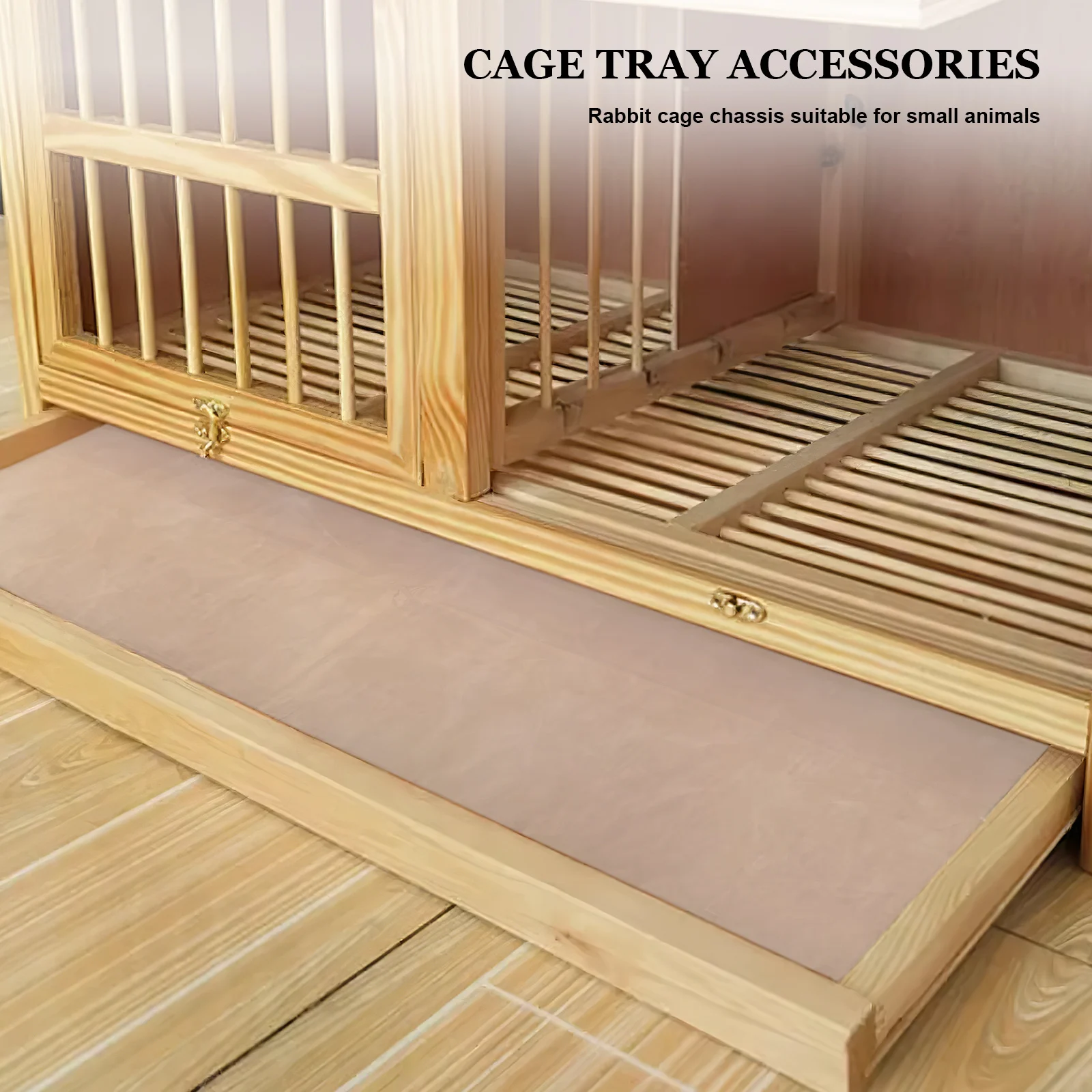 

50Pcs Universal Rabbit Cage Liners Plastic Film for Hamsters Bunnies Easy to Use and Carry Longtime Usable Pet Urine Cage Film