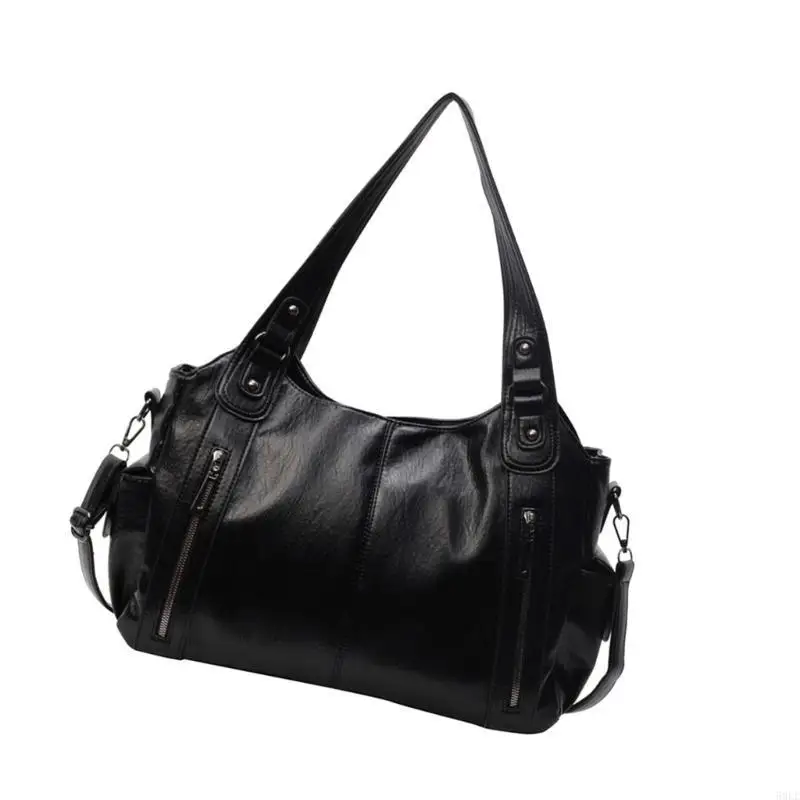 50le große Frauenumhängetasche mit Reißverschluss Mode Crossbody Slouchy Bags Top Geldbeutel für Arbeit und Reisen