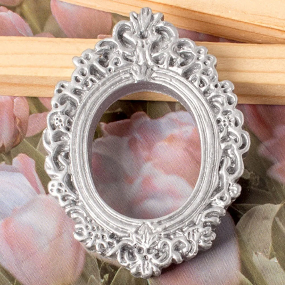 ชุดกรอบเรซิ่น 12 ชิ้น สำหรับตกแต่งเคสมือถือ DIY อุปกรณ์งานฝีมือ กรอบจำลองสำหรับกล่องเครื่องเขียน ของตกแต่งงานปาร์ตี้ที่บ้าน