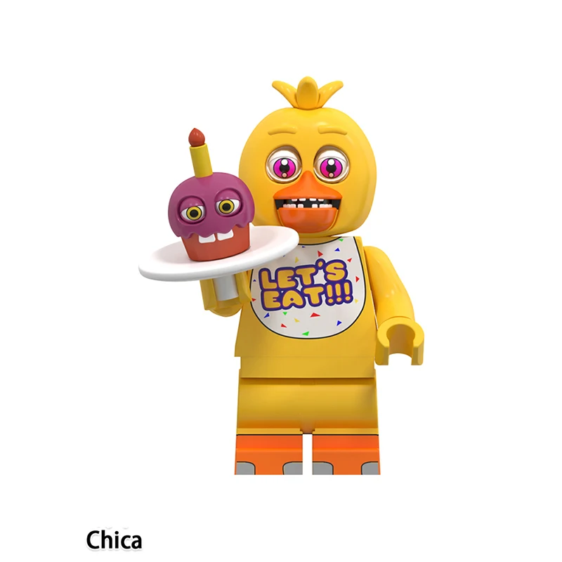 미니 브릭 조립 FNAF 나이츠 게임 피규어 미니 액션 피규어 블록 스켈레톤 스릴러 장난감... - 1