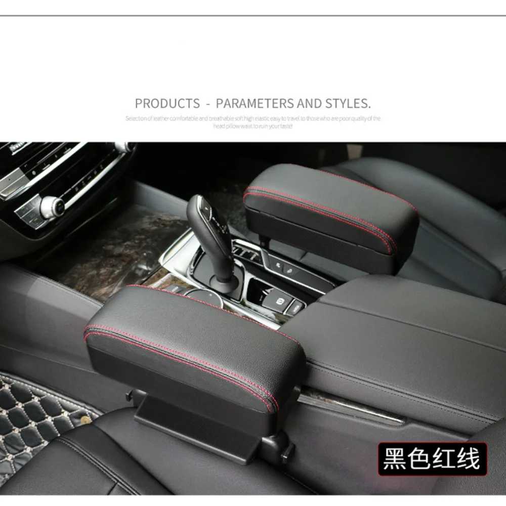 Imagem -03 - New Universal Car Braço Box Cotovelo Suporte Ajustável Car Center Console Braço Resto Car Styling Auto Assento Gap Organizador Braço Resto
