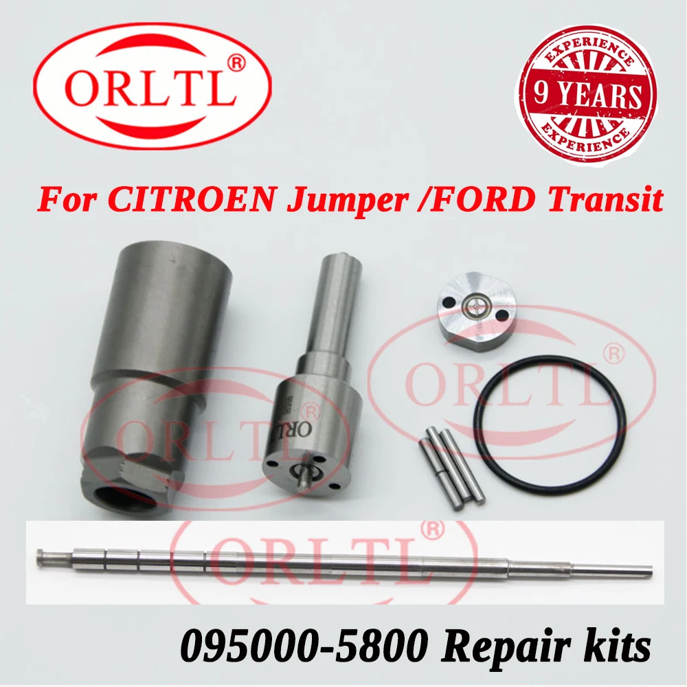 ORLTL Nozzle Cap Diesel Injector DLLA153P884 BF23Valve rod 125.85mm For 095000-5800 1378432 6C1Q-9K546-AC CITROEN Jumper Group