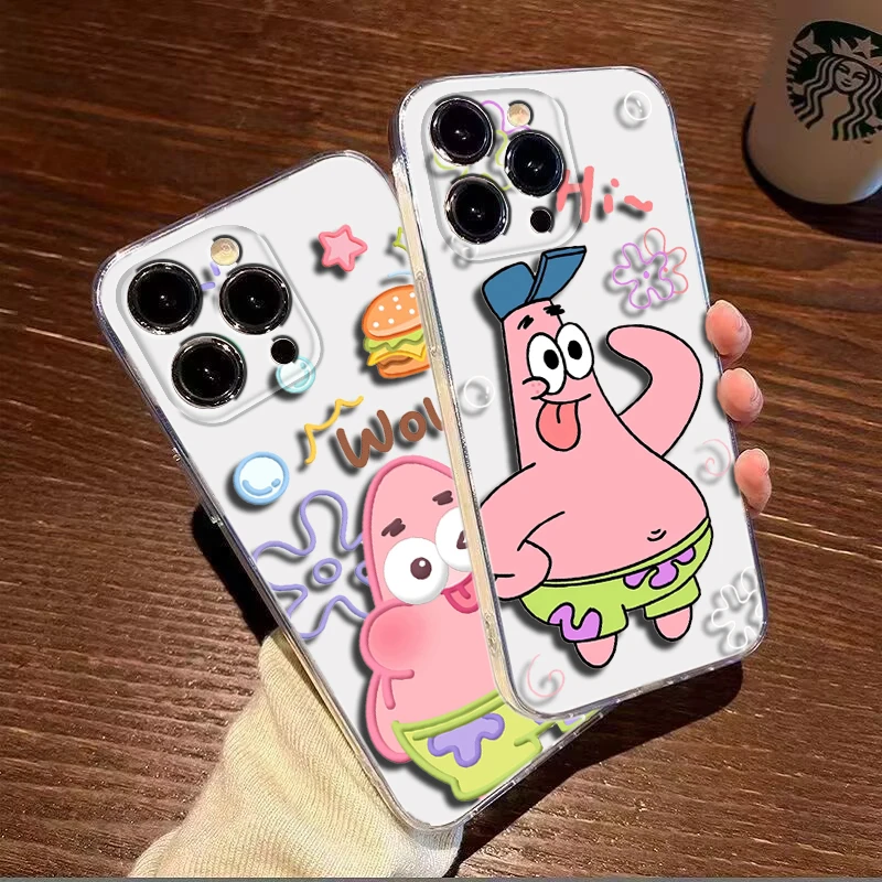 R11 SpongeBob SquarePants Soft Case for Tecno Spark 5 AIR 6 GO 7 7T 7P KF6 LD7 KE7 KE5 Pova 2 Camon 16 17P 17 CG7 CG8 BC1 POP 4