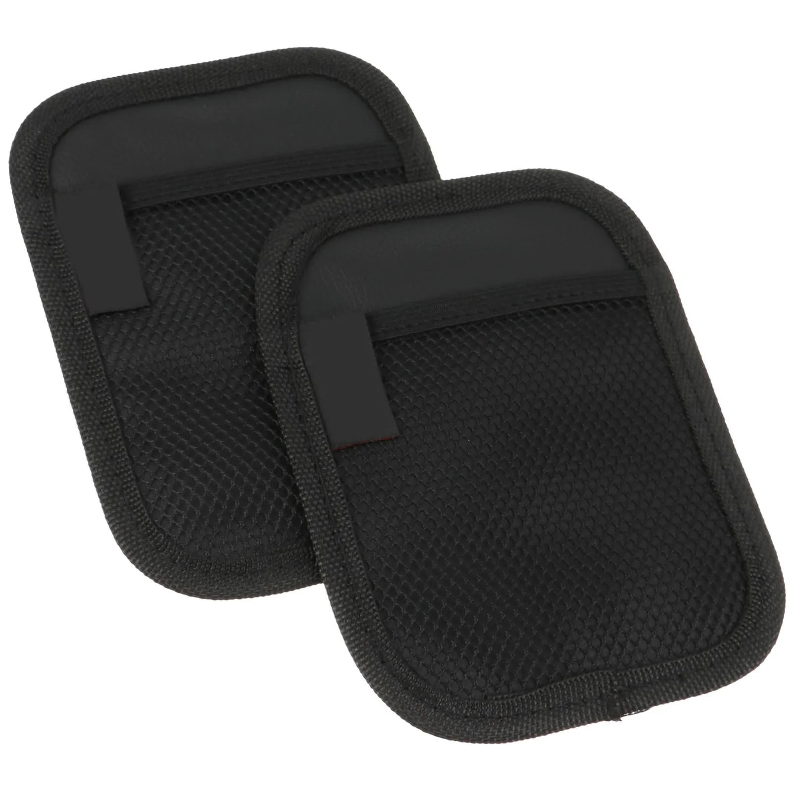

2pcs Sticky Storage Bag Mesh Organizer For Car Seat Back Multifunctional Automobile Sundries Holder Car Interior Storage Pouch